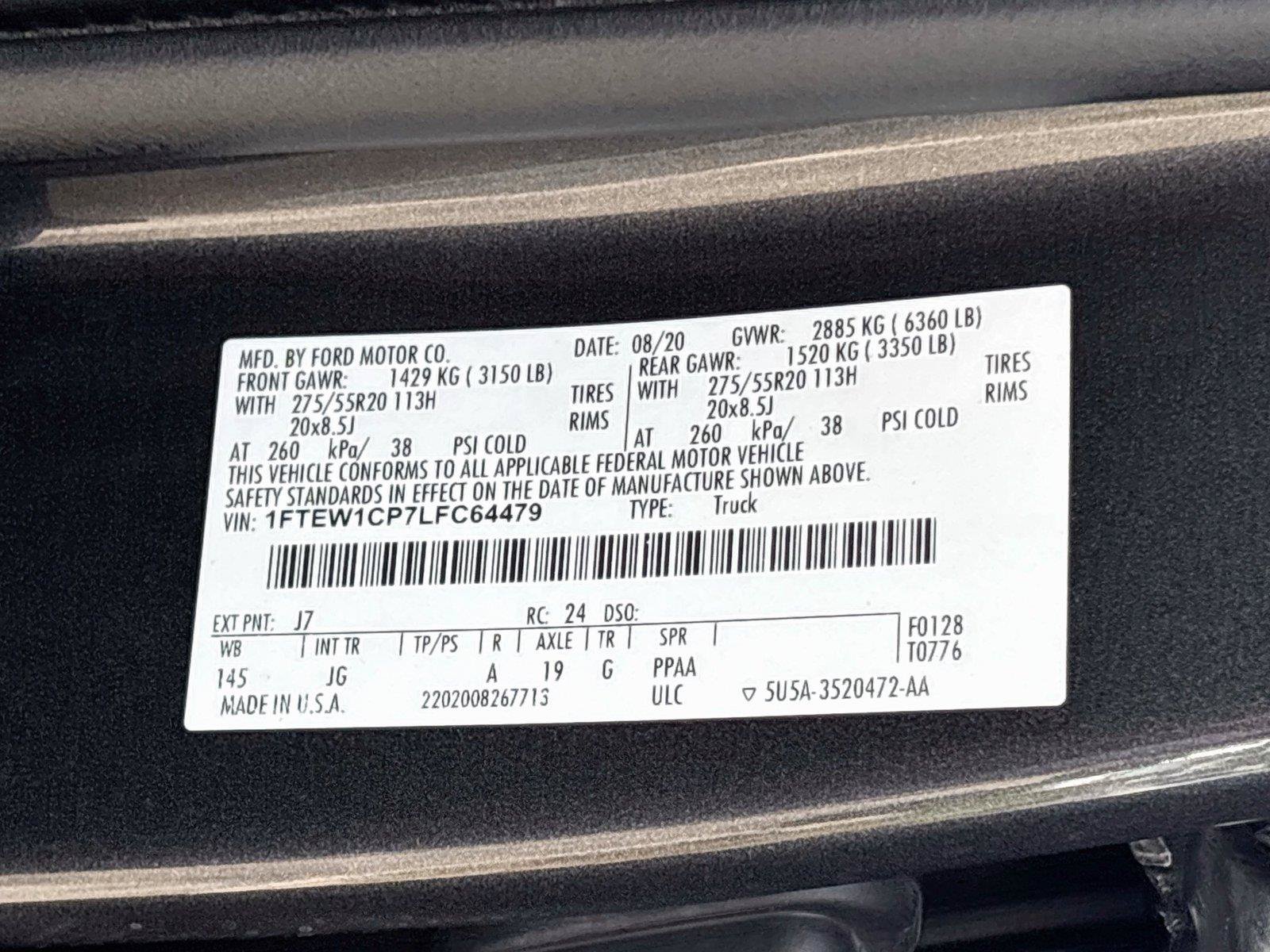 Used 2020 Ford F150 XL w/ Equipment Group 101A Mid RWD image 30