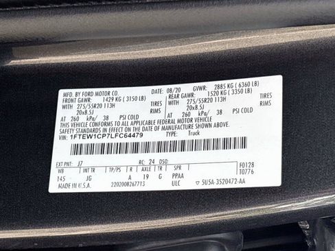 Used 2020 Ford F150 XL w/ Equipment Group 101A Mid RWD image 30