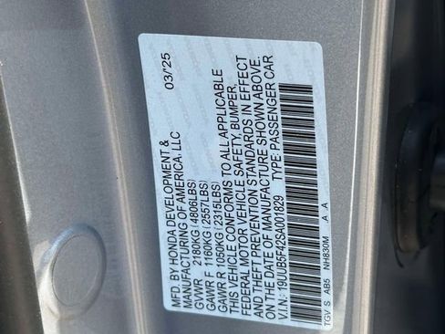 Certified 2025 Acura TLX w/ Technology Package FWD image 16