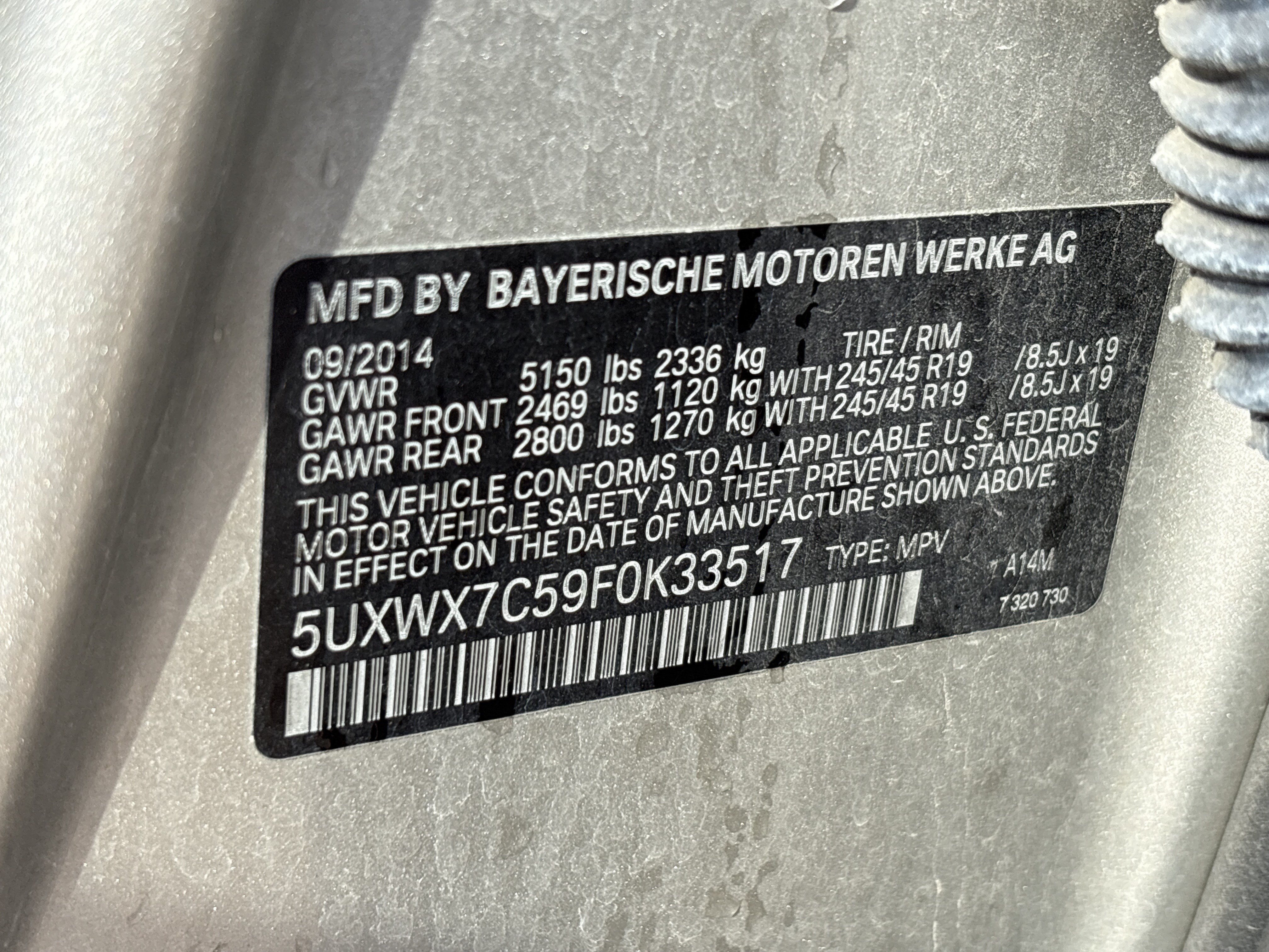 Used 2015 BMW X3 xDrive35i AWD/4WD image 35