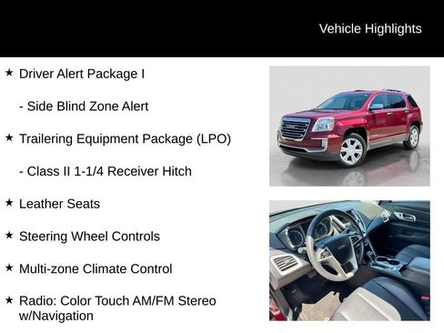 Used 2016 GMC Terrain SLT w/ Open Road Package FWD image 16