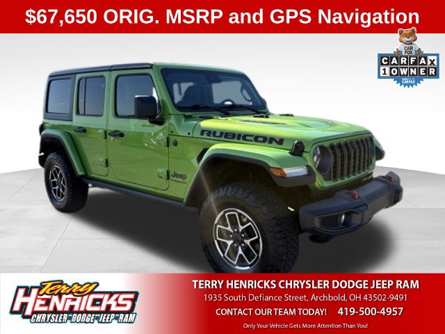Used 2025 Jeep Wrangler Unlimited Rubicon w/ Safety Group AWD/4WD 360° Tour