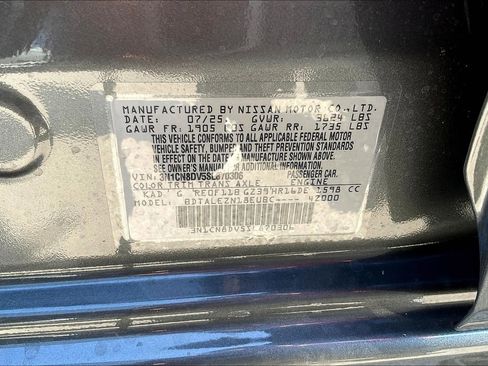 Certified 2025 Nissan Versa S w/ S Plus Package FWD image 26