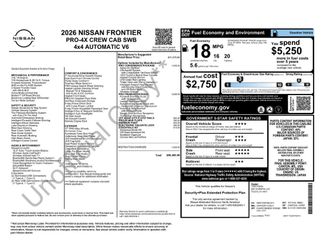 New 2026 Nissan Frontier PRO-4X w/ Pro Premium Package video 2