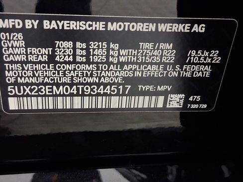 New 2026 BMW X7 xDrive40i w/ M Sport Package image 18