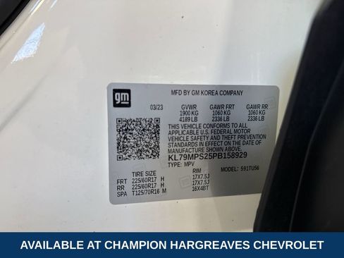 Certified 2023 Chevrolet TrailBlazer LT FWD image 42