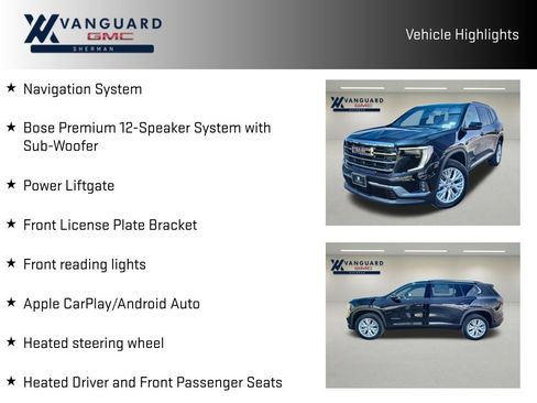 New 2026 GMC Acadia Elevation w/ Elevation Premium Package FWD image 11