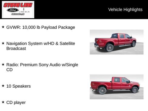 Used 2014 Ford F250 Lariat w/ Lariat Ultimate Package AWD/4WD image 14