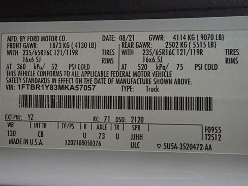 Used 2021 Ford Transit 250 Low Roof w/ Exterior Upgrade Package image 33