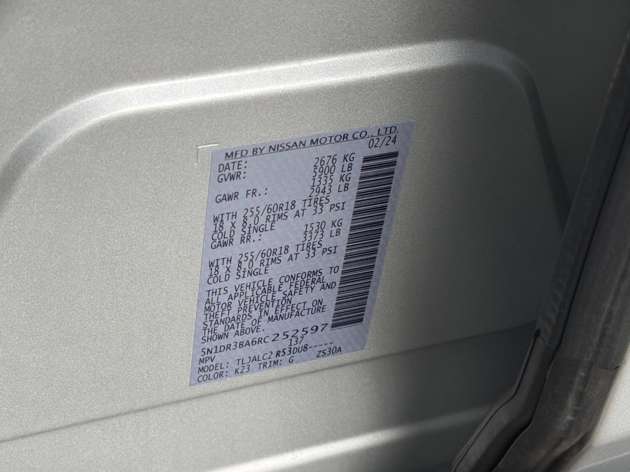 Used 2024 Nissan Pathfinder SV FWD image 34