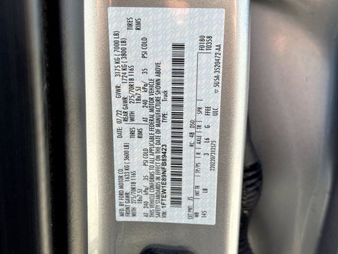 Used 2022 Ford F150 Tremor w/ Equipment Group 401A Mid AWD/4WD image 43