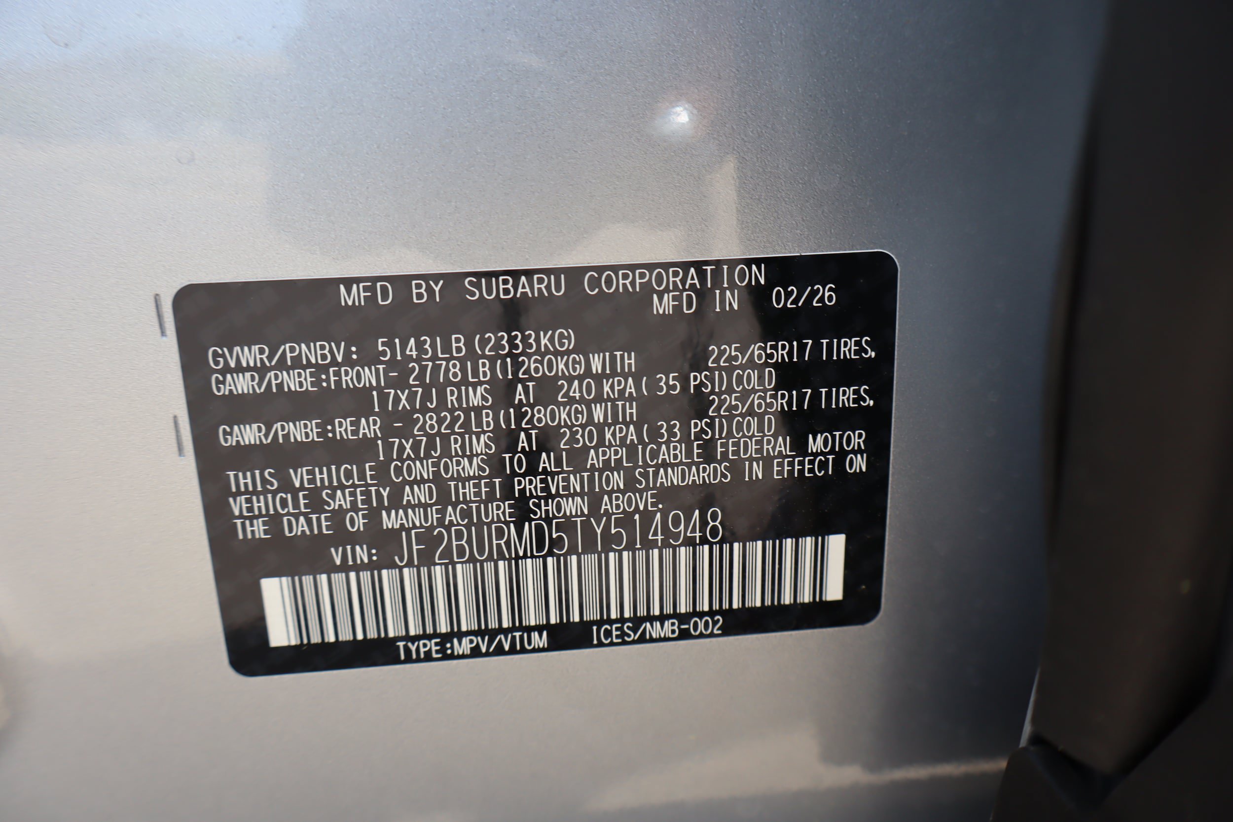 New 2026 Subaru Outback Wilderness w/ Wilderness Package AWD/4WD image 25