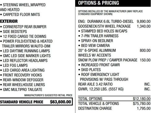 Certified 2023 GMC Sierra 3500 SLT w/ Gooseneck/5TH Wheel Package AWD/4WD image 2