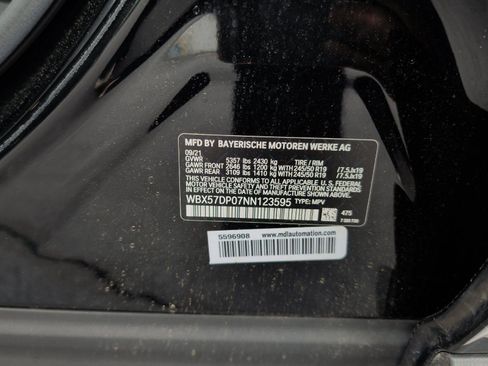Used 2022 BMW X3 xDrive30i w/ Convenience Package w/ZPA AWD/4WD image 12