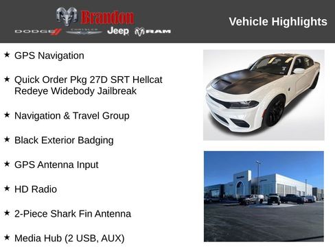 Used 2022 Dodge Charger SRT Hellcat image 3