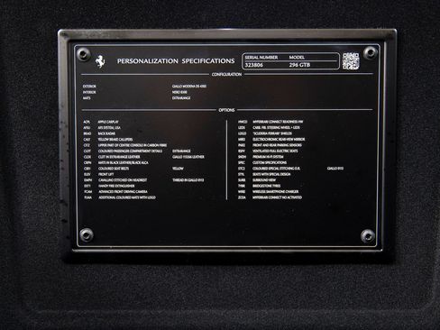 Certified 2025 Ferrari 296 GTB RWD image 32