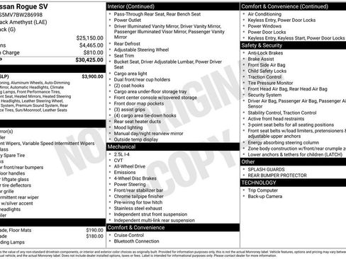 Used 2011 Nissan Rogue SV w/ SL Pkg image 41