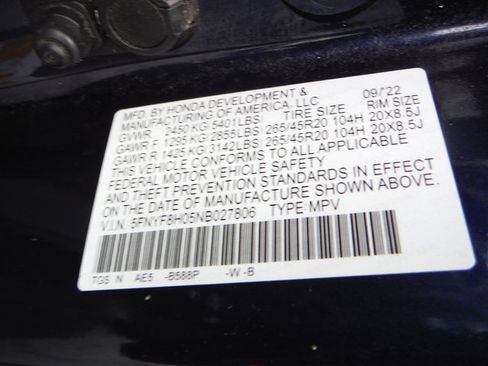 Used 2022 Honda Passport Elite image 46