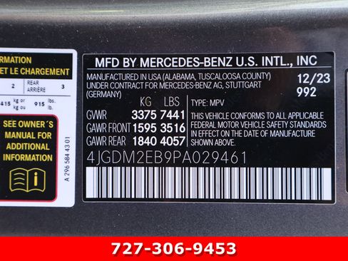 Used 2023 Mercedes-Benz EQS 450+ 4MATIC SUV w/ Pinnacle Trim Package image 26