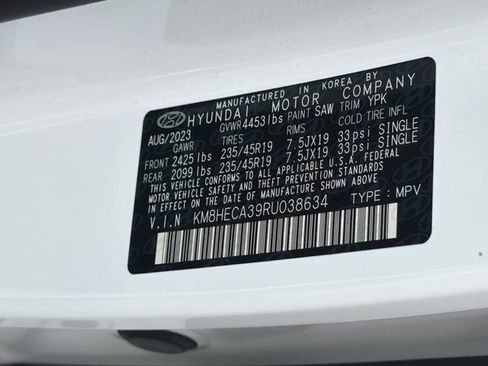 Certified 2024 Hyundai Kona Limited AWD/4WD image 33