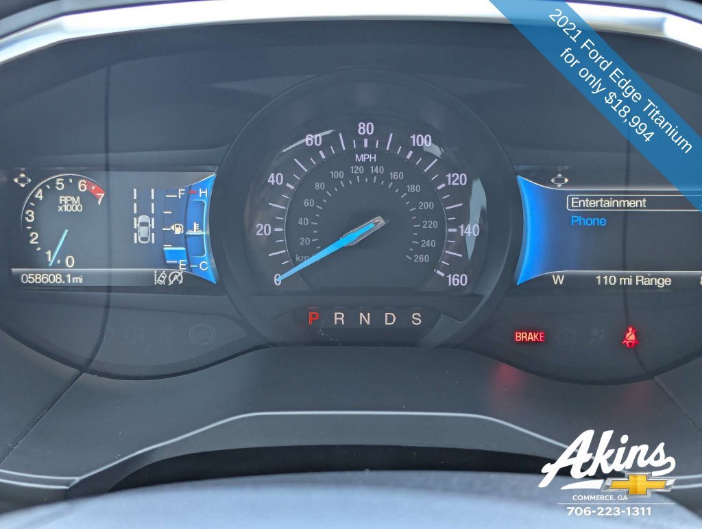 Used 2021 Ford Edge Titanium w/ Cargo Accessory Package FWD image 25