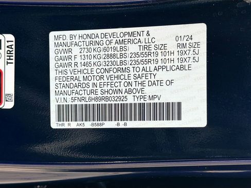 Used 2024 Honda Odyssey Touring image 35