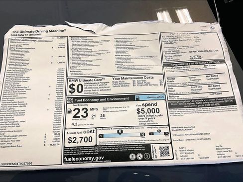 New 2026 BMW X7 xDrive40i image 19