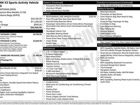 Used 2022 BMW X3 sDrive30i w/ M Sport Package 2 RWD image 4