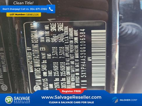 Used 2016 Kia Sorento EX w/ EX Touring Package FWD image 16