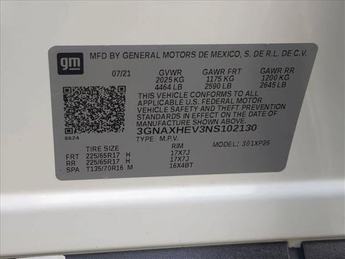 Used 2022 Chevrolet Equinox LS w/ LPO, Floor Liner Package FWD image 25