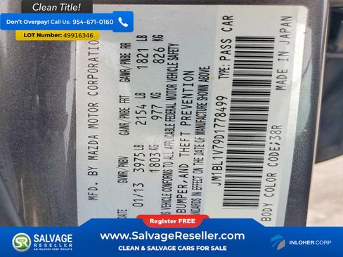 Used 2013 MAZDA MAZDA3 i Touring image 16