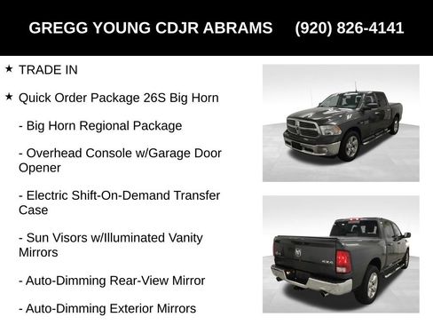 Used 2017 RAM 1500 Big Horn AWD/4WD image 7