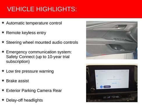 Used 2025 Toyota Camry LE w/ Convenience Package FWD image 18