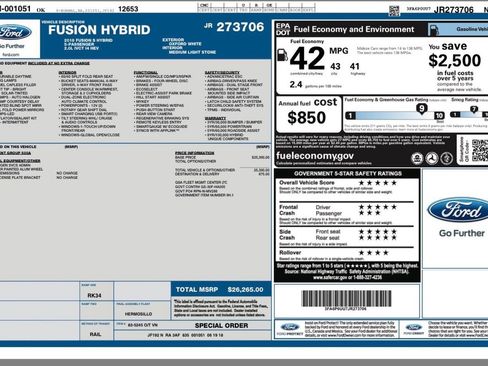Used 2018 Ford Fusion S FWD image 28