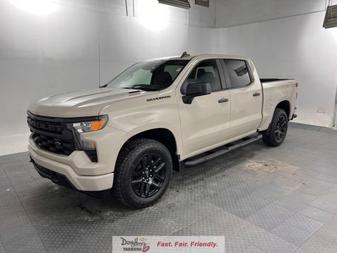 New 2026 Chevrolet Silverado 1500 Custom w/ Turbomax Blackout Package AWD/4WD image 1