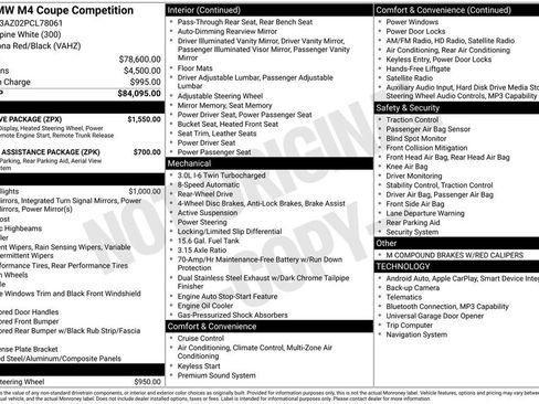 Used 2023 BMW M4 Competition w/ Executive Package image 19