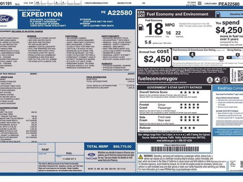 Used 2023 Ford Expedition Platinum AWD/4WD image 31