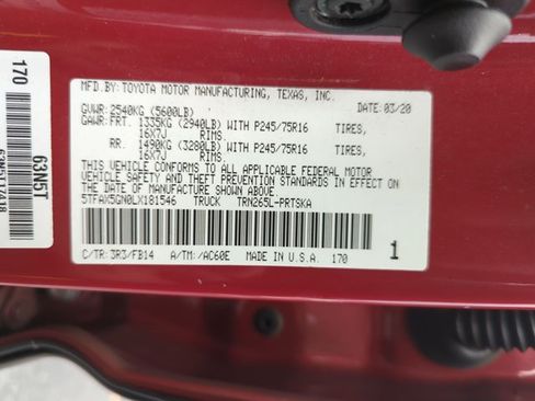 Used 2020 Toyota Tacoma SR w/ SR Convenience Package RWD image 15