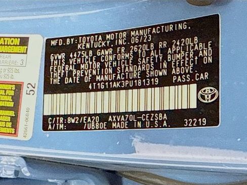 Certified 2023 Toyota Camry SE FWD image 31