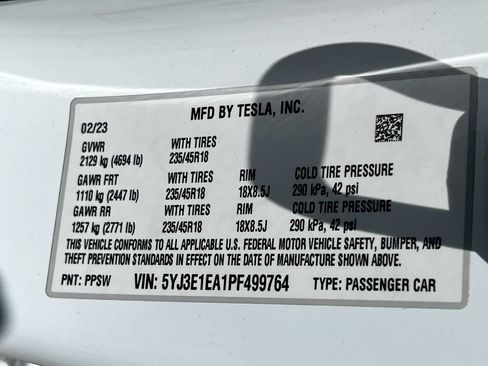 Used 2023 Tesla Model 3 Standard Range RWD image 32