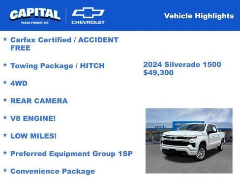 Used 2024 Chevrolet Silverado 1500 RST w/ LPO, Dark Essentials Package image 5