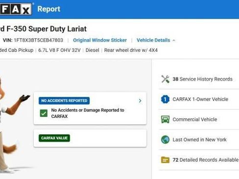 Used 2012 Ford F350 Lariat w/ Chrome Pkg AWD/4WD image 5