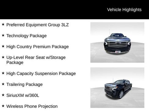 Used 2023 Chevrolet Silverado 1500 High Country w/ High Country Premium Package AWD/4WD image 13
