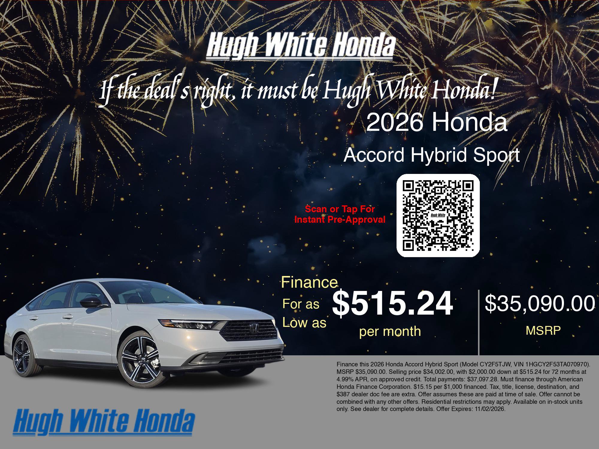 New 2026 Honda Accord Sport image 9