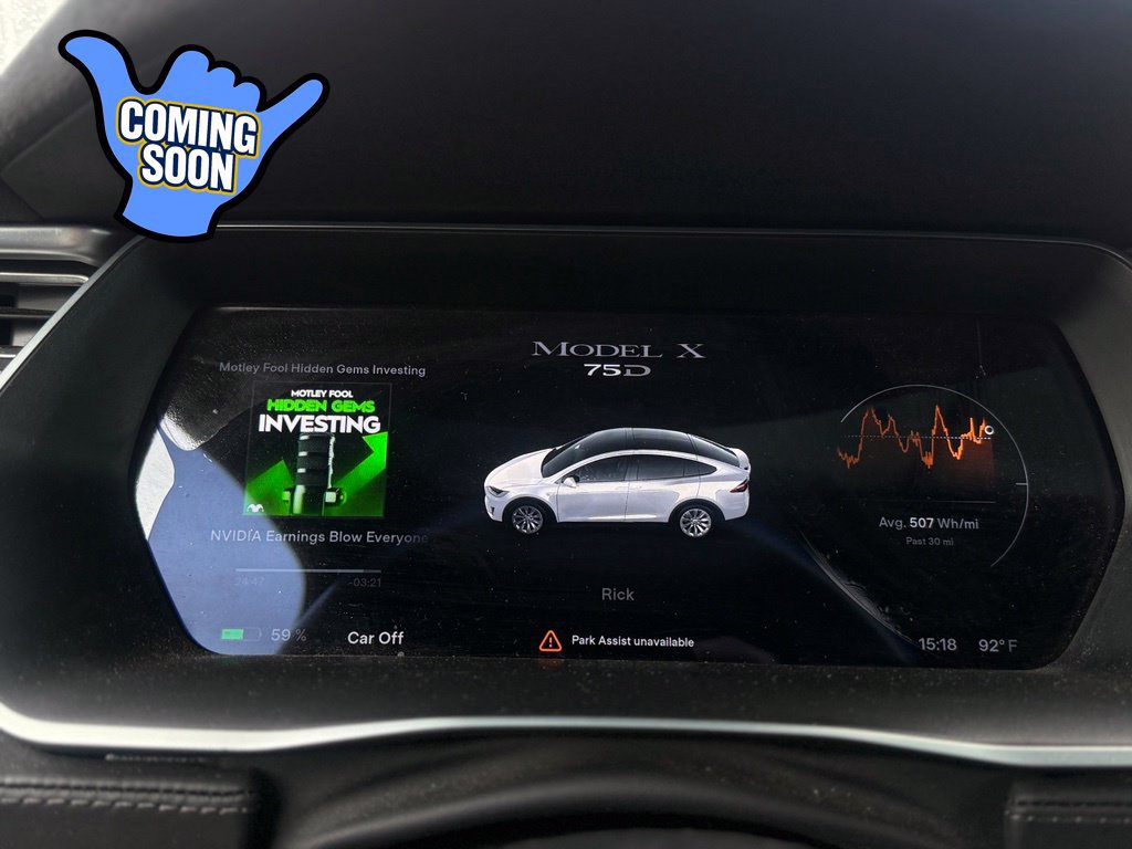 Used 2017 Tesla Model X 75D AWD/4WD image 15