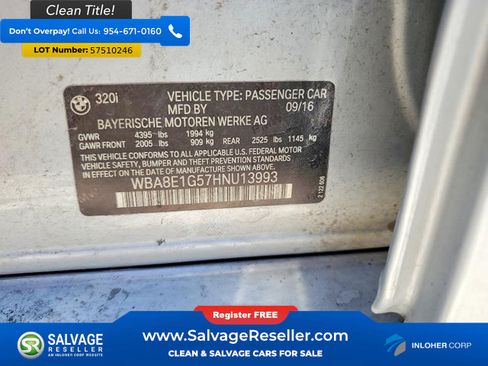 Used 2017 BMW 320i Sedan RWD image 16