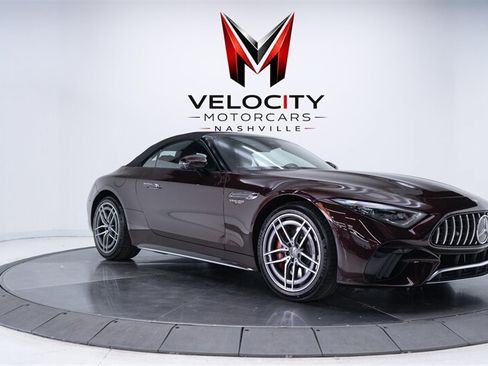 Used 2024 Mercedes-Benz SL 55 AMG 4MATIC w/ Manufactur Interior Package image 4