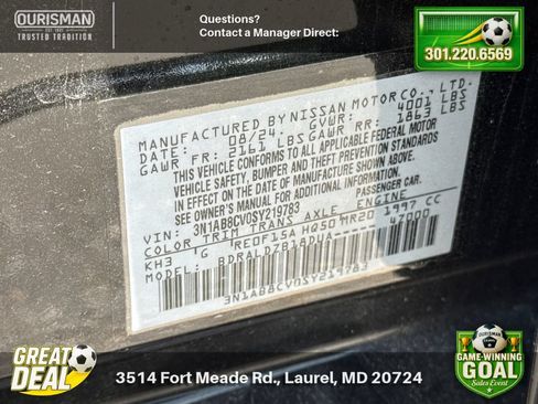 Used 2025 Nissan Sentra SV w/ Trunk Package FWD image 25