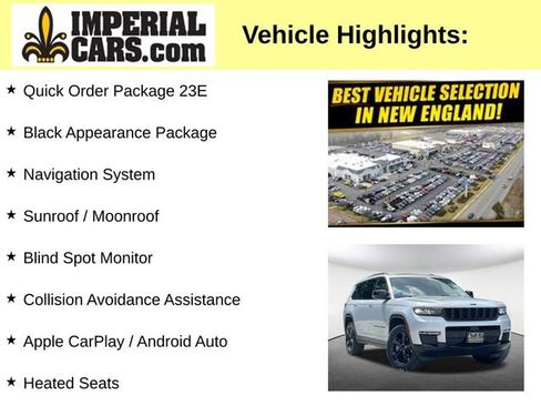 Used 2023 Jeep Grand Cherokee L Limited w/ Black Appearance Package AWD/4WD image 8