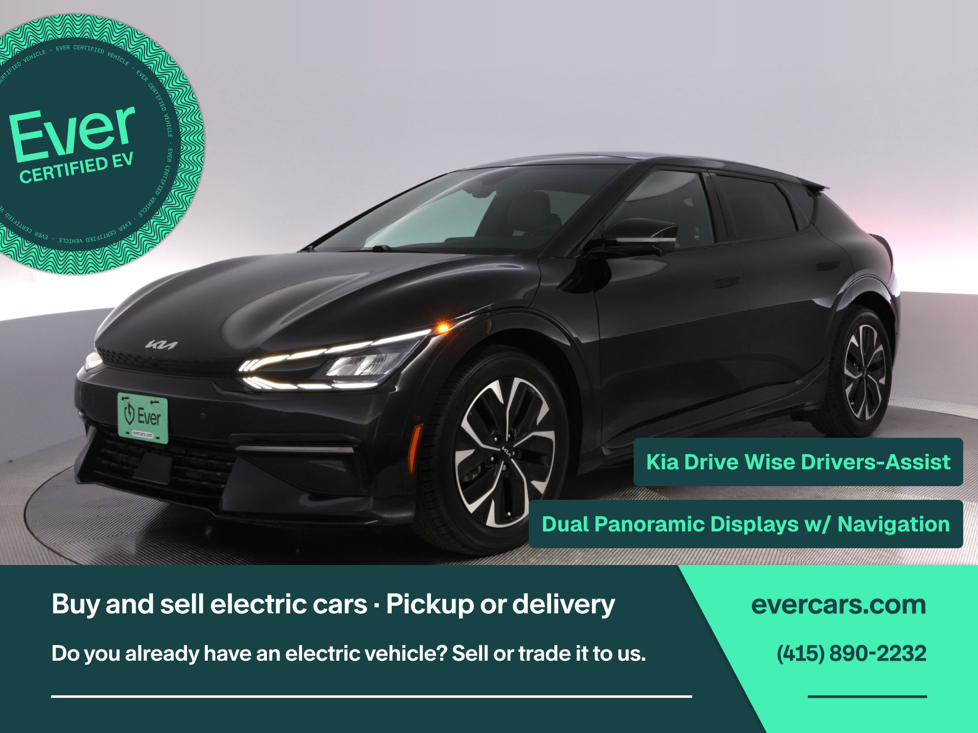 Used 2024 Kia EV6 GT-Line w/ GT-Line White Seat Package RWD image 1